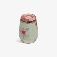 Floral 10 Oz Wine Tumbler