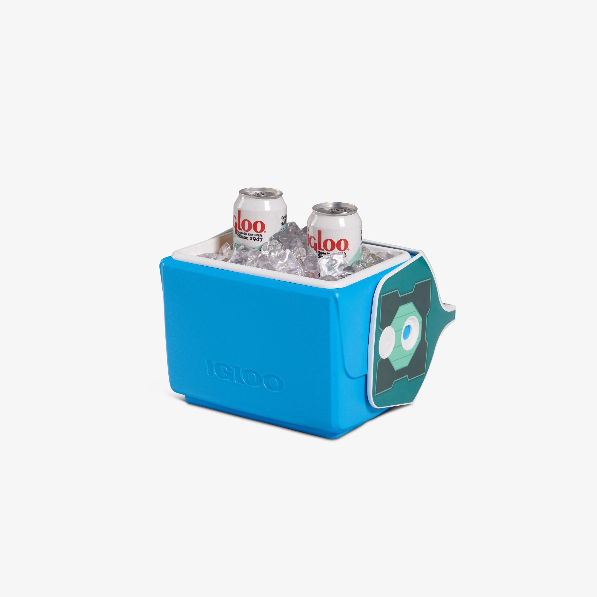 Rick and Morty Mr. Meeseeks Box Little Playmate 7 Qt Cooler