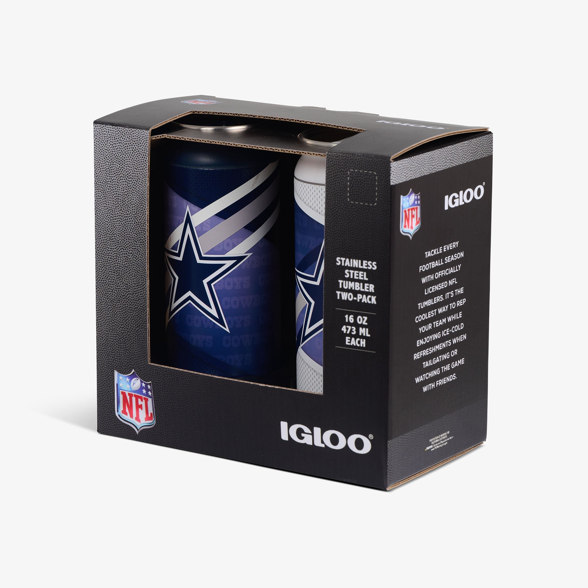 Dallas Cowboys Home & Away 16 Oz Can 2-Pack