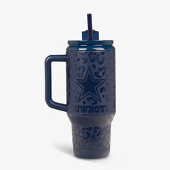 NFL 32 Oz Leopard Flip 'n' Sip Travel Mug