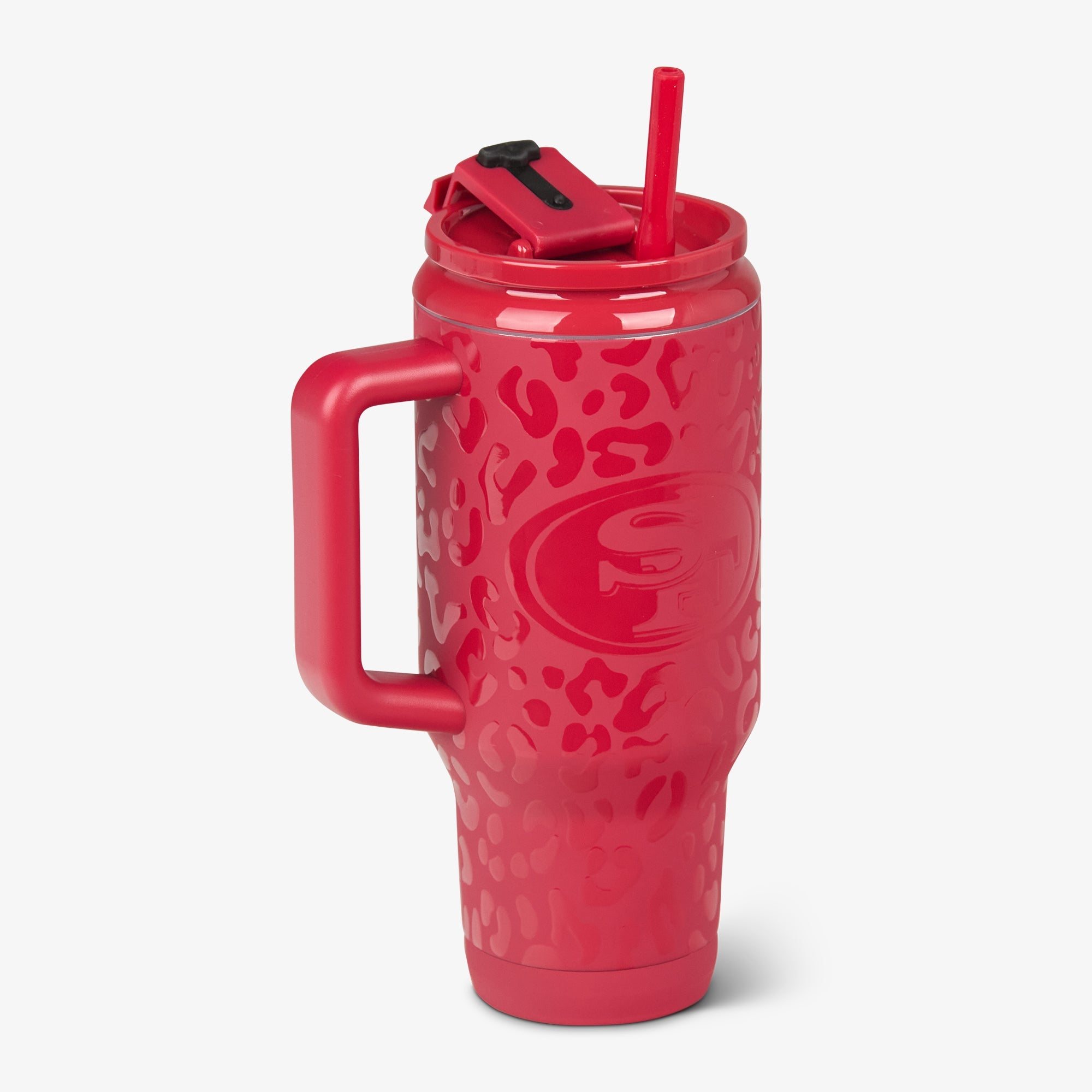 NFL 32 Oz Leopard Flip 'n' Sip Travel Mug