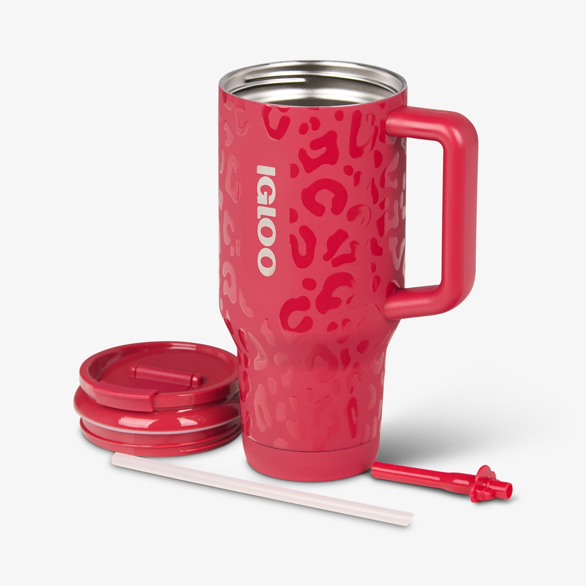 NFL 32 Oz Leopard Flip 'n' Sip Travel Mug