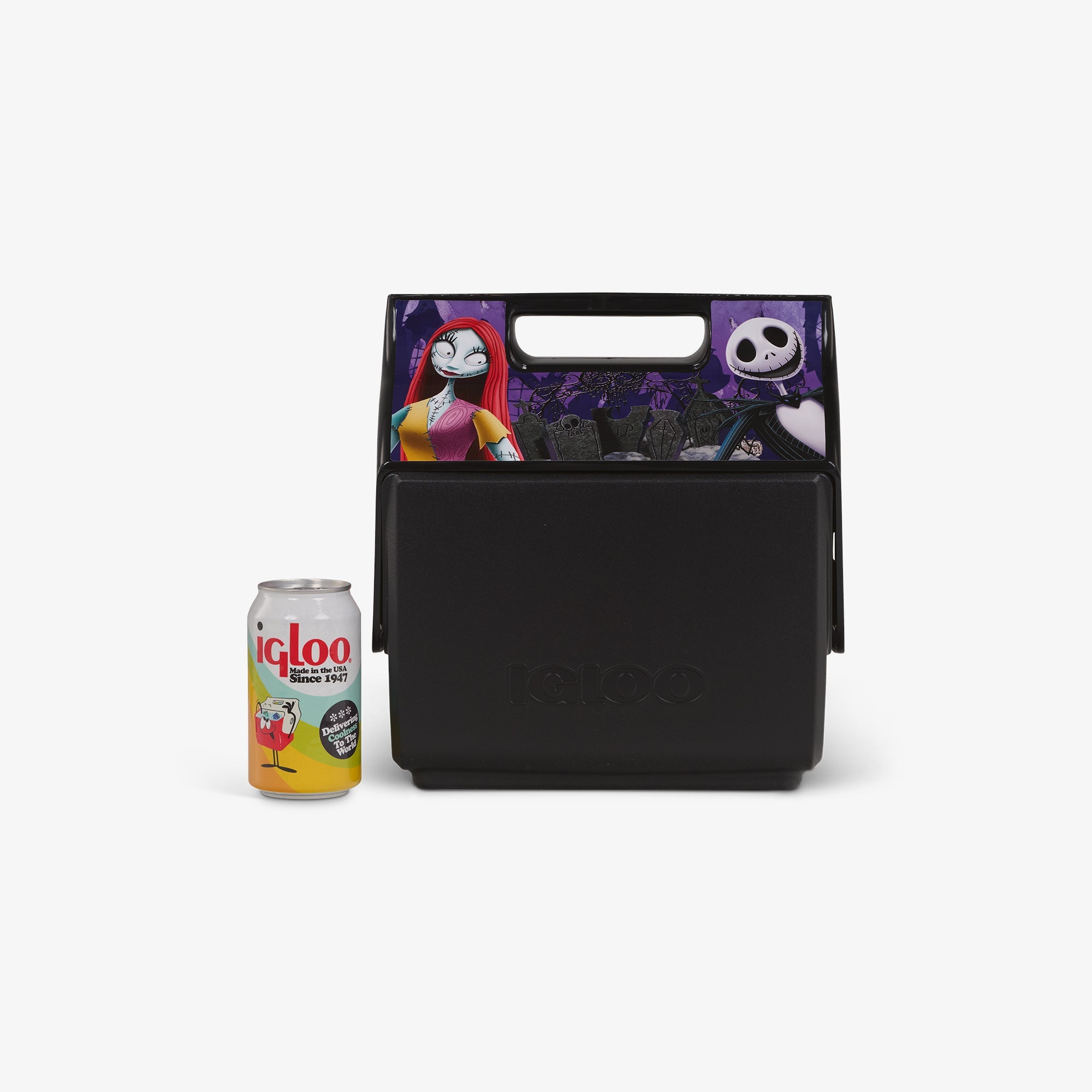 Disney Tim Burton's The Nightmare Before Christmas Jack Skellington & Sally Little Playmate 7 Qt Cooler