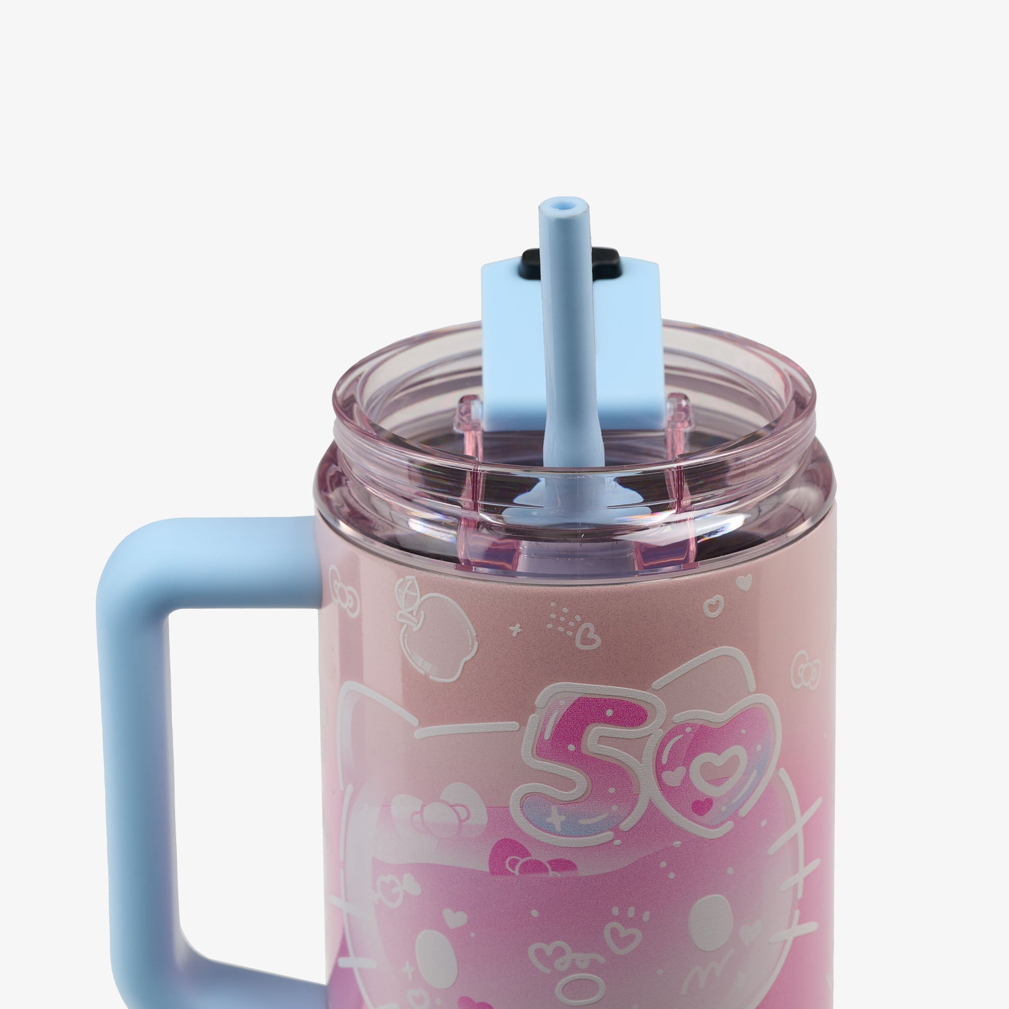 Hello Kitty® 50th Anniversary 32 Oz Flip 'n' Sip Travel Mug