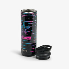 NFL Neon Dallas Cowboys 20 Oz Flip 'n' Sip Tumbler