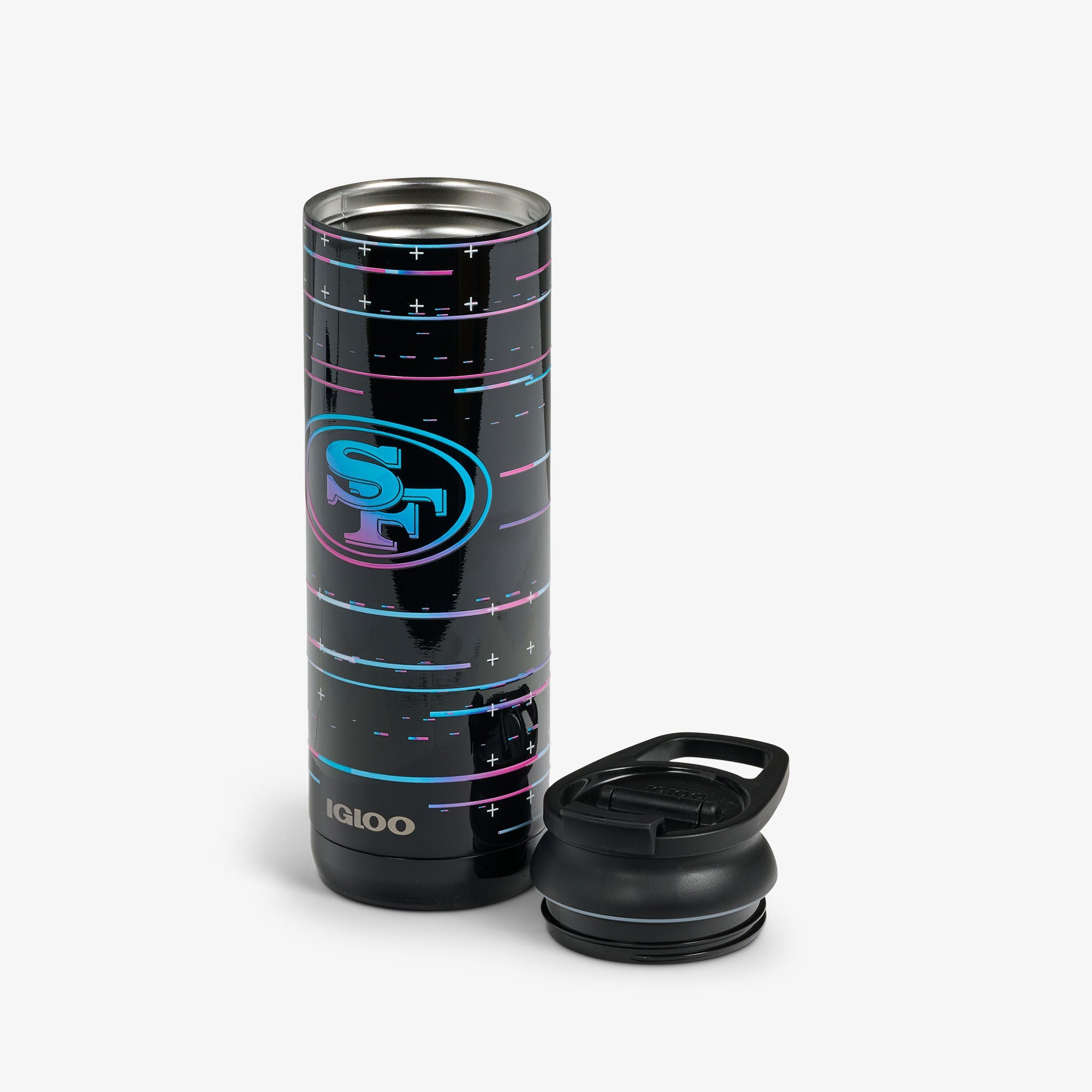 NFL Neon San Francisco 49ers 20 Oz Flip 'n' Sip Tumbler