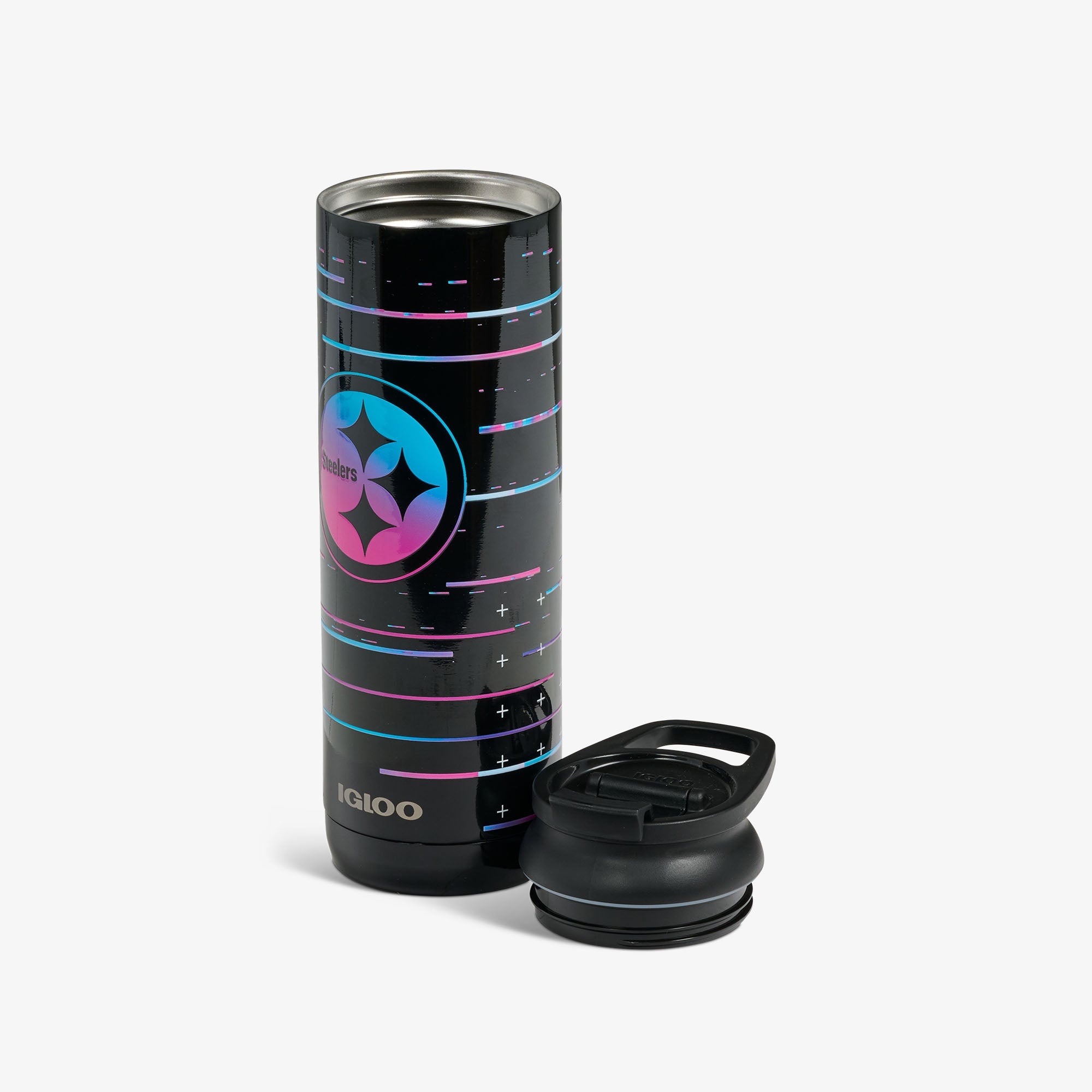 NFL Neon Pittsburgh Steelers 20 Oz Flip 'n' Sip Tumbler