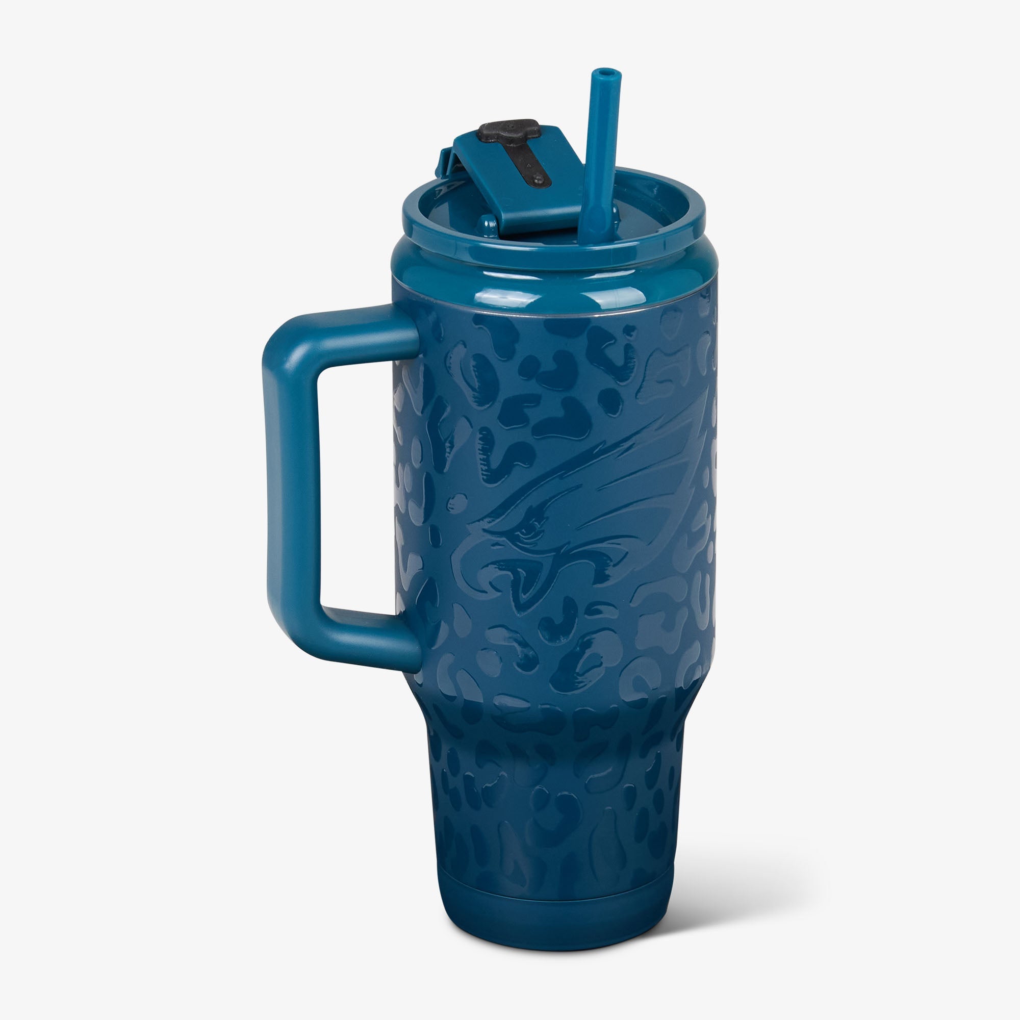 NFL 32 Oz Leopard Flip 'n' Sip Travel Mug