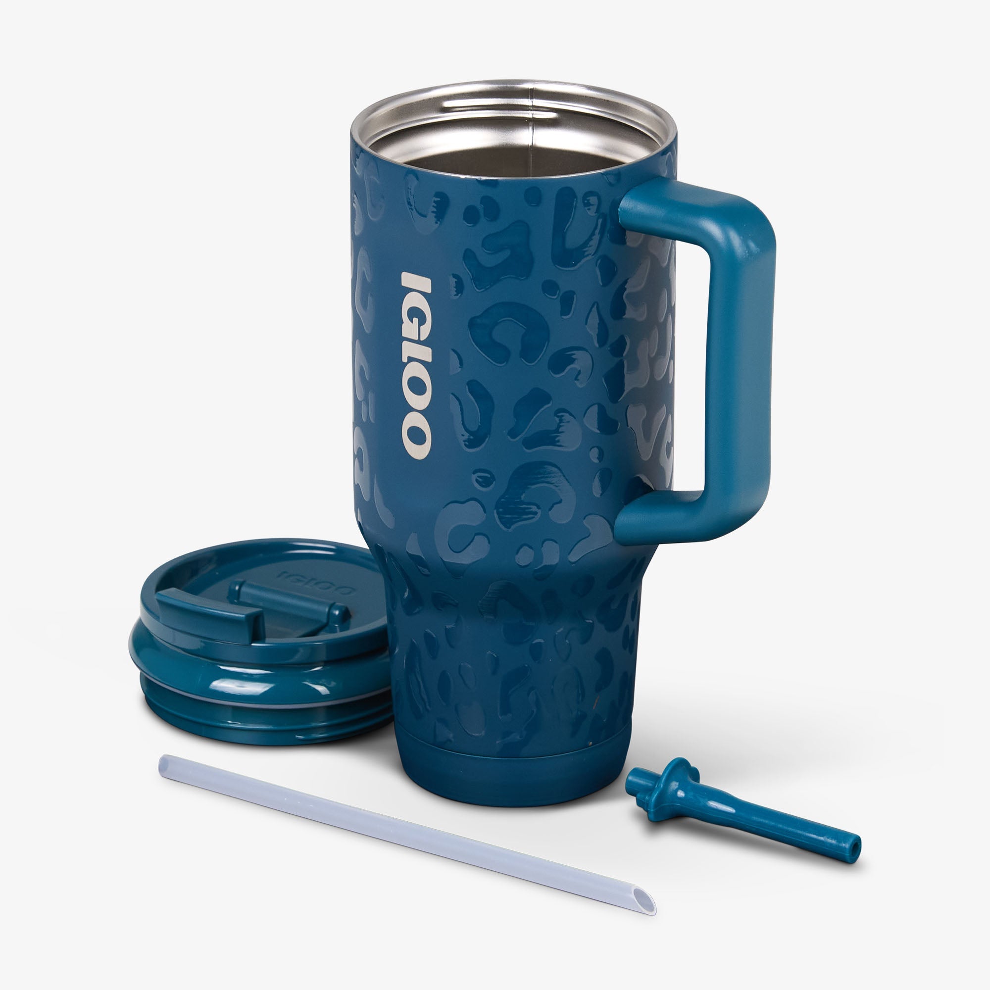 NFL 32 Oz Leopard Flip 'n' Sip Travel Mug