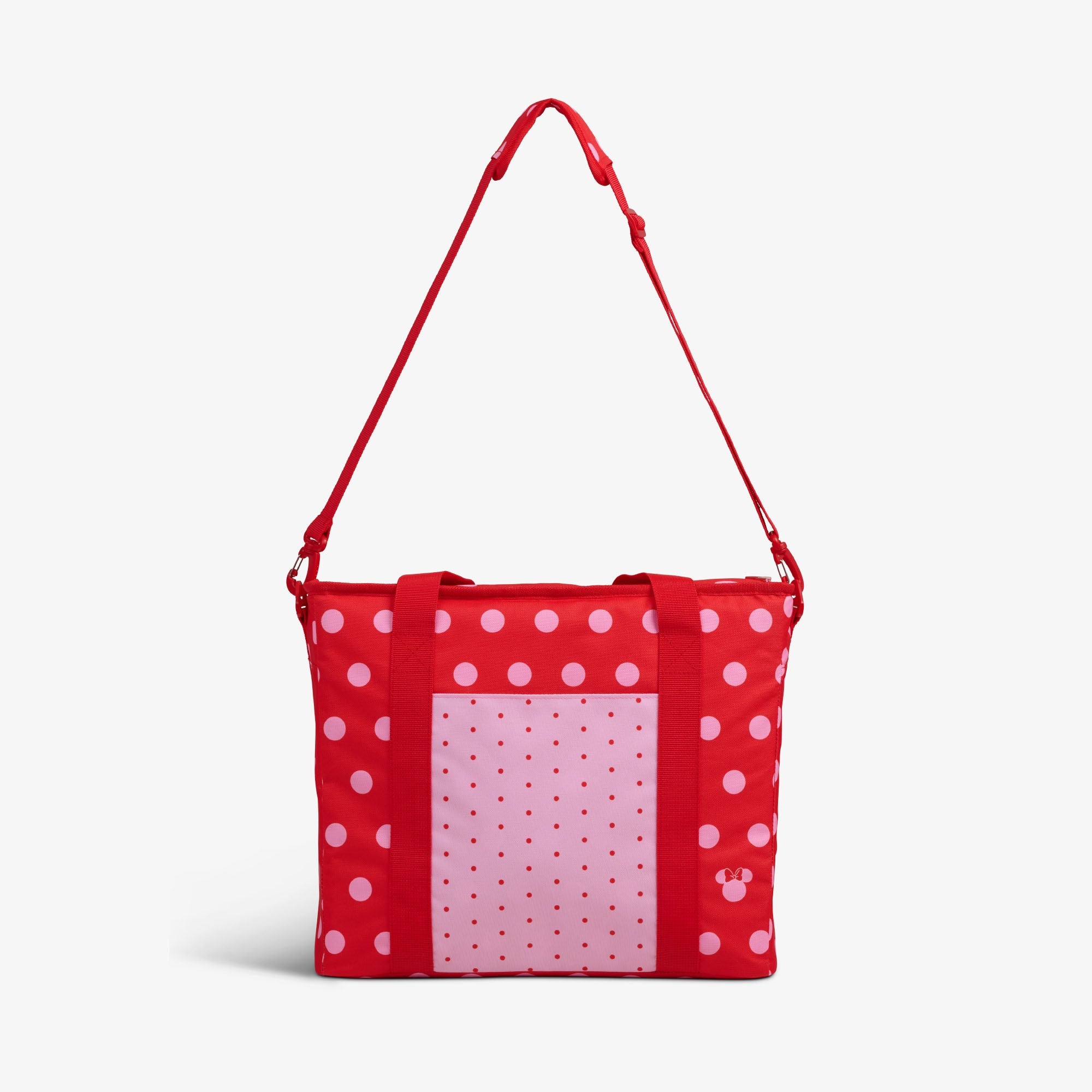 Disney Minnie Mouse Polka Dots Dual Compartment Tote Cooler Bag