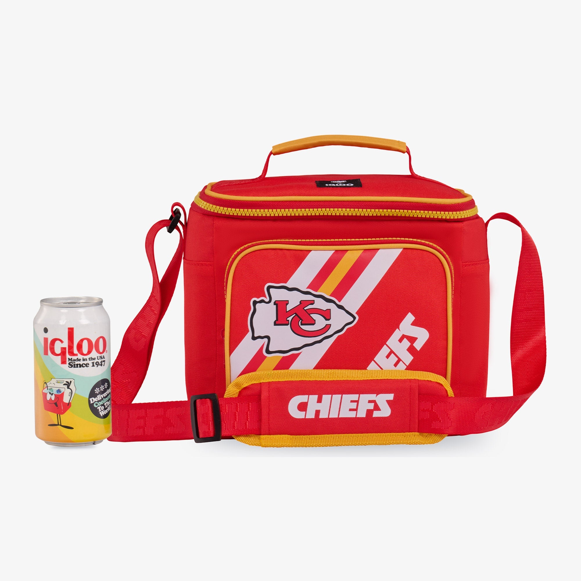 Kansas City Chiefs Square Lunch Cooler Bag