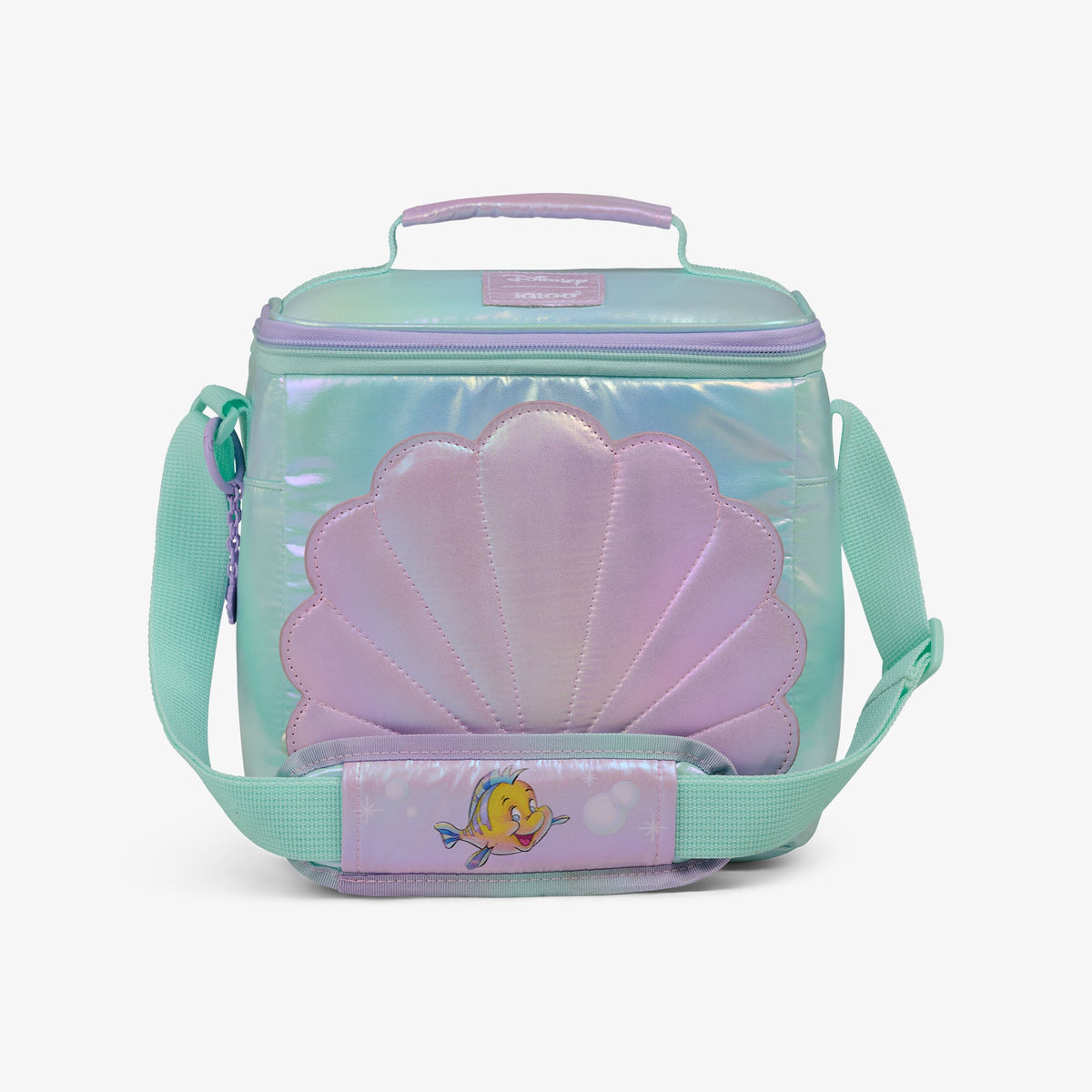 Disney The Little Mermaid Seashell Square Lunch Cooler Bag