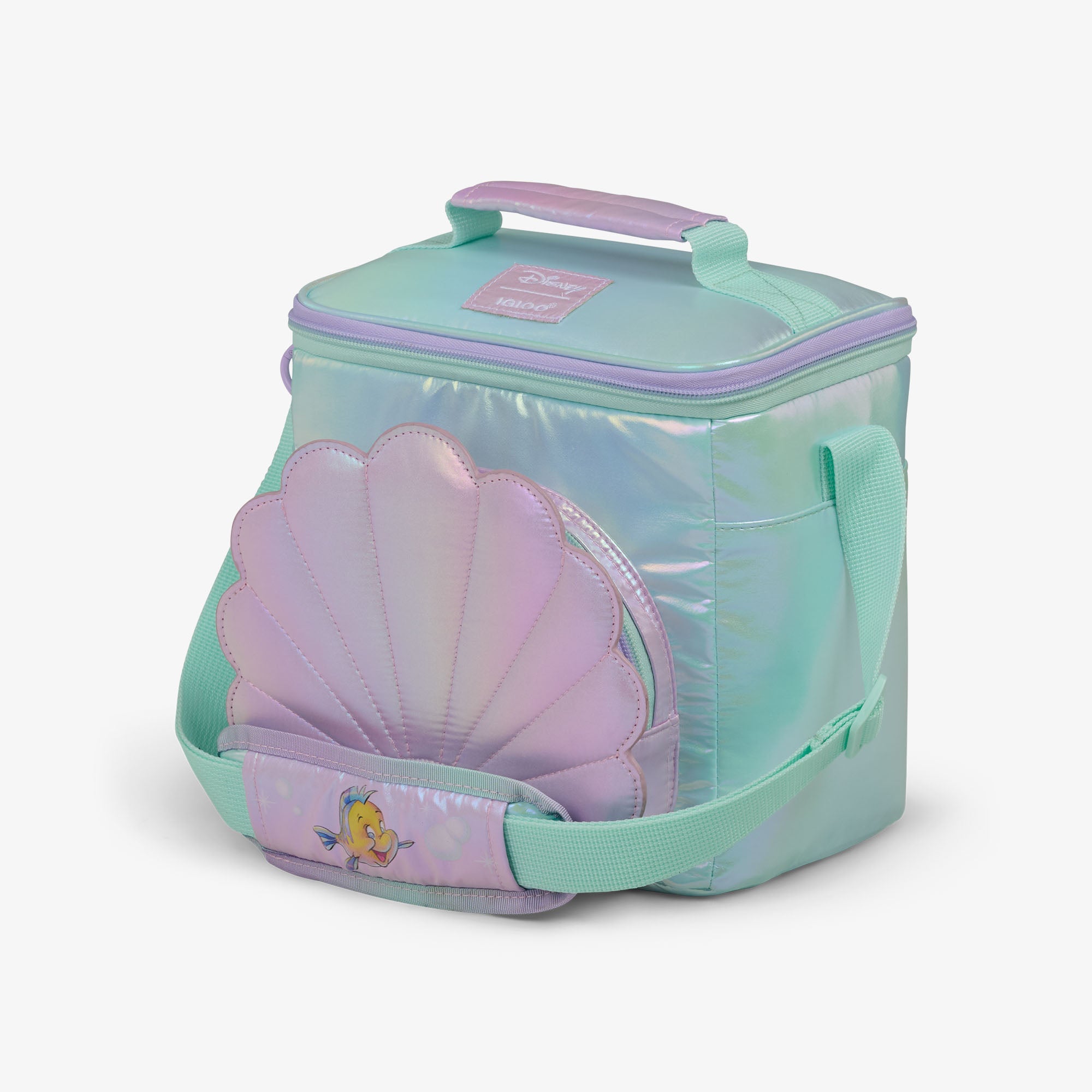 Disney The Little Mermaid Seashell Square Lunch Cooler Bag