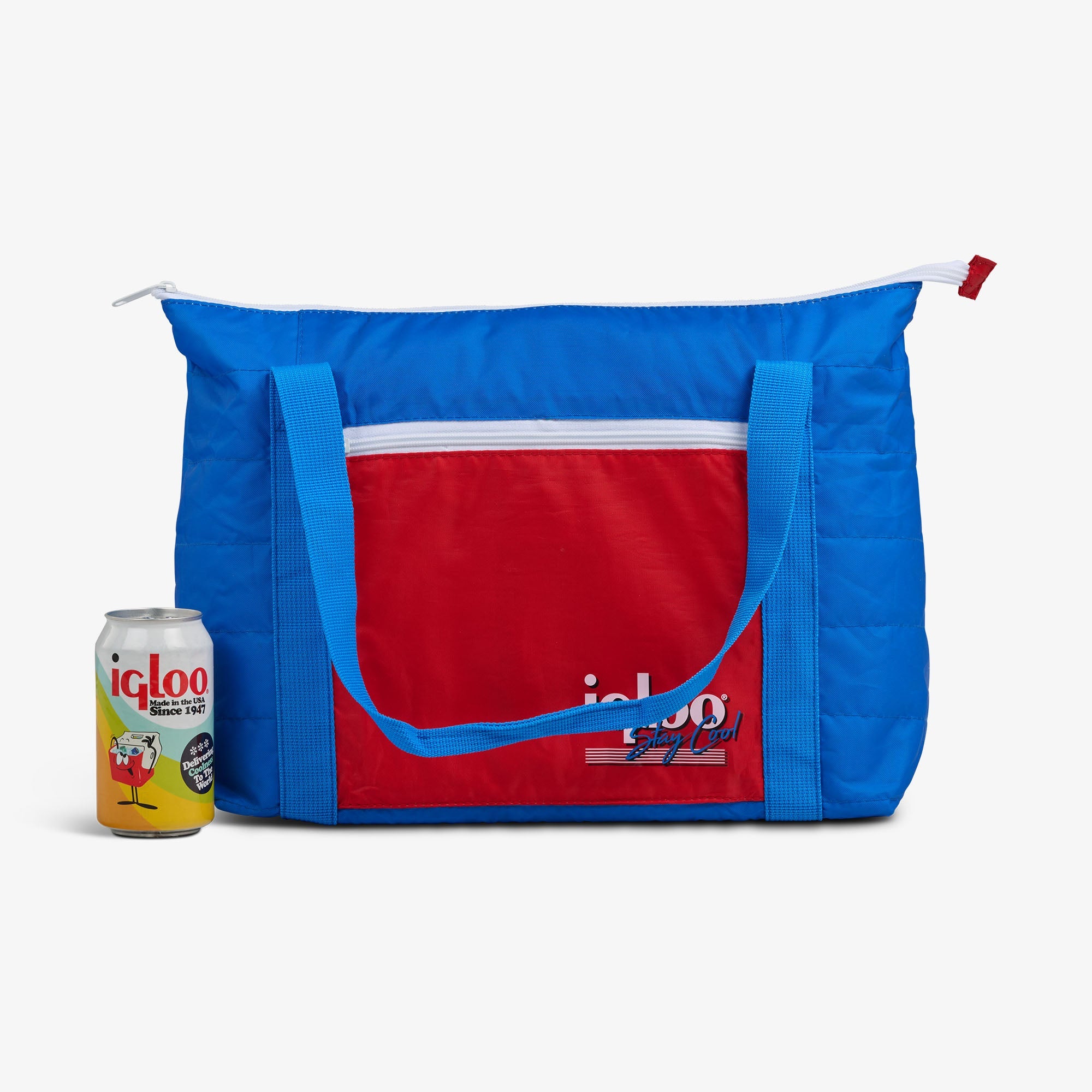 Retro Packable Puffer 20-Can Cooler Bag