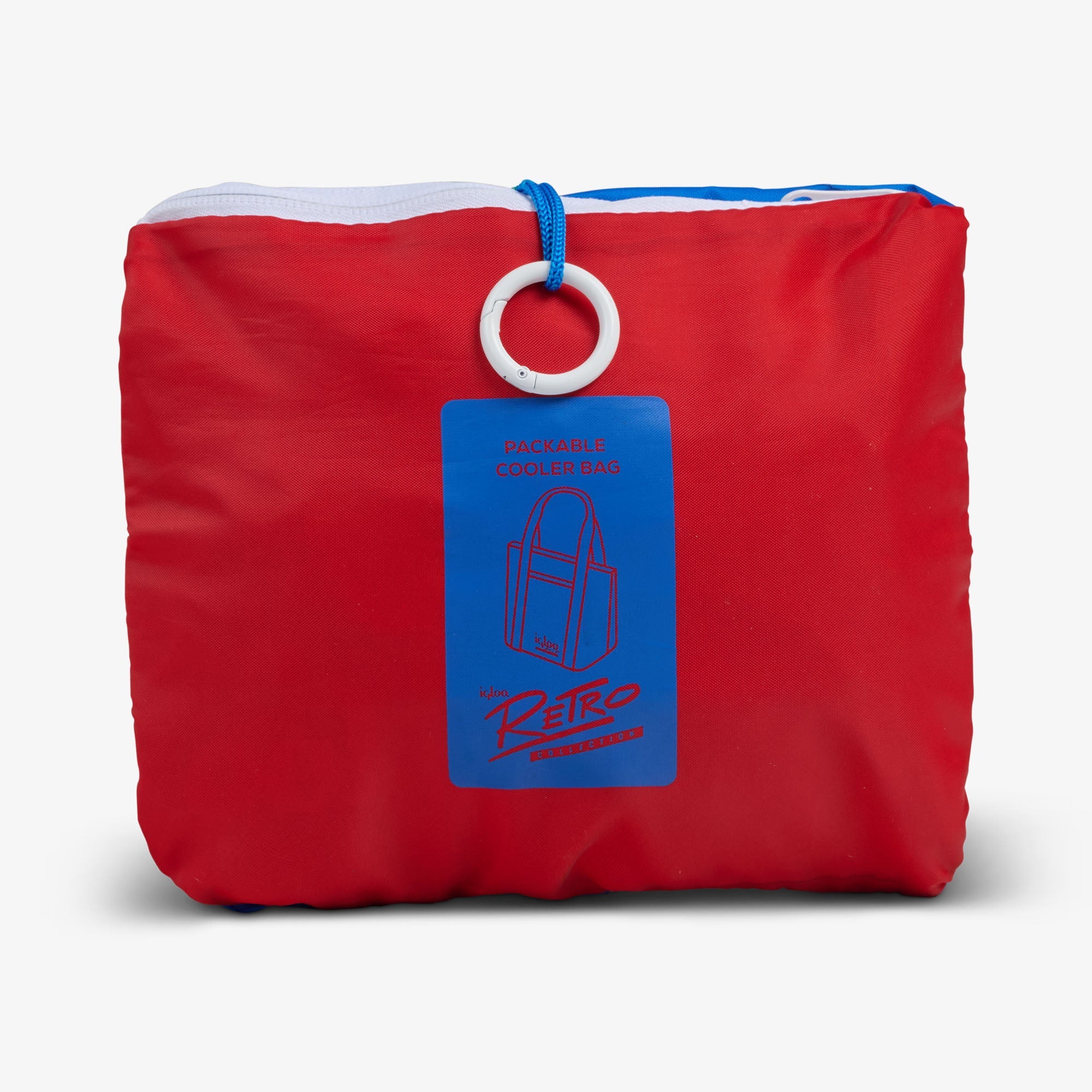 Retro Packable Puffer 20-Can Cooler Bag