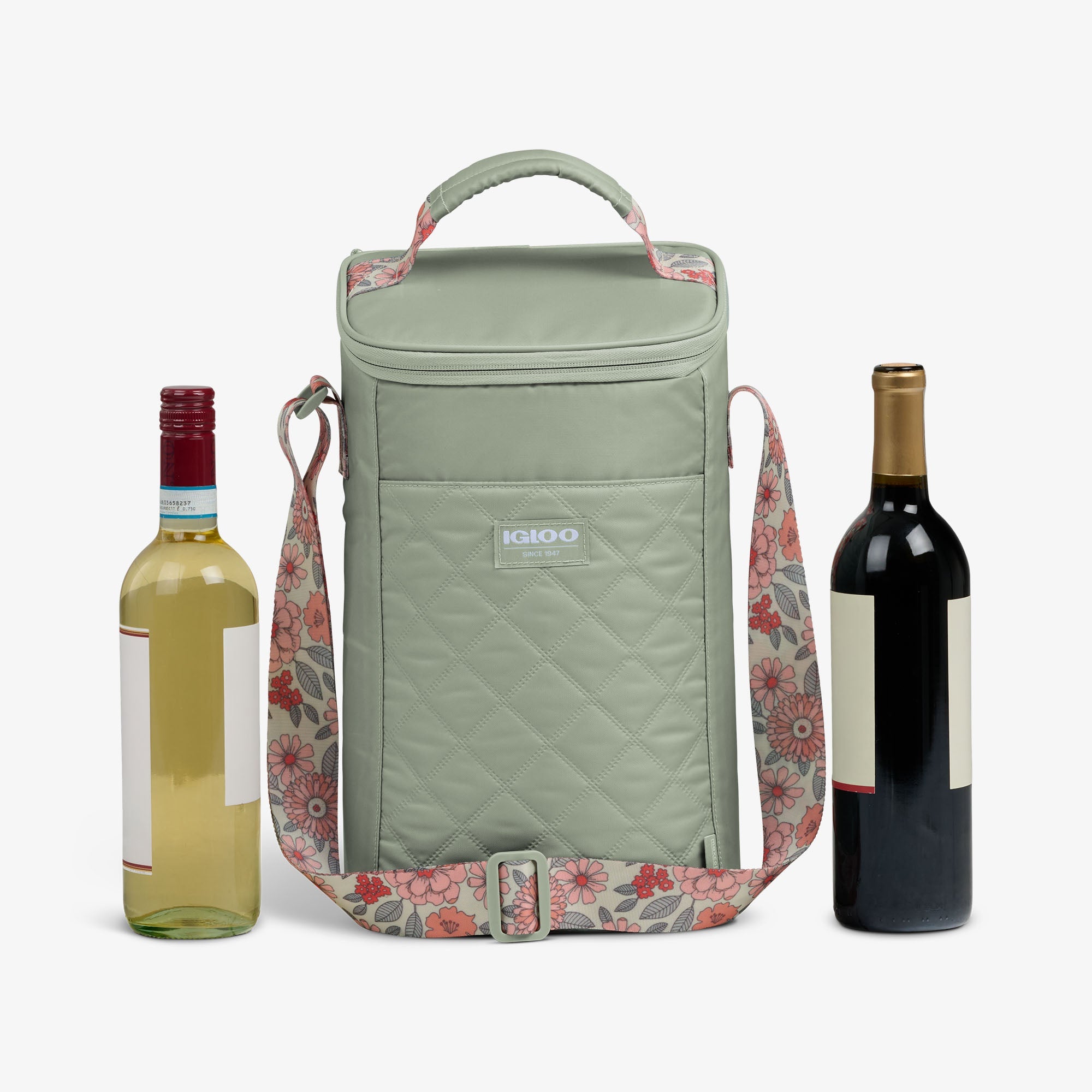 Floral MaxCold® DUO Vertical Crossbody Cooler Bag