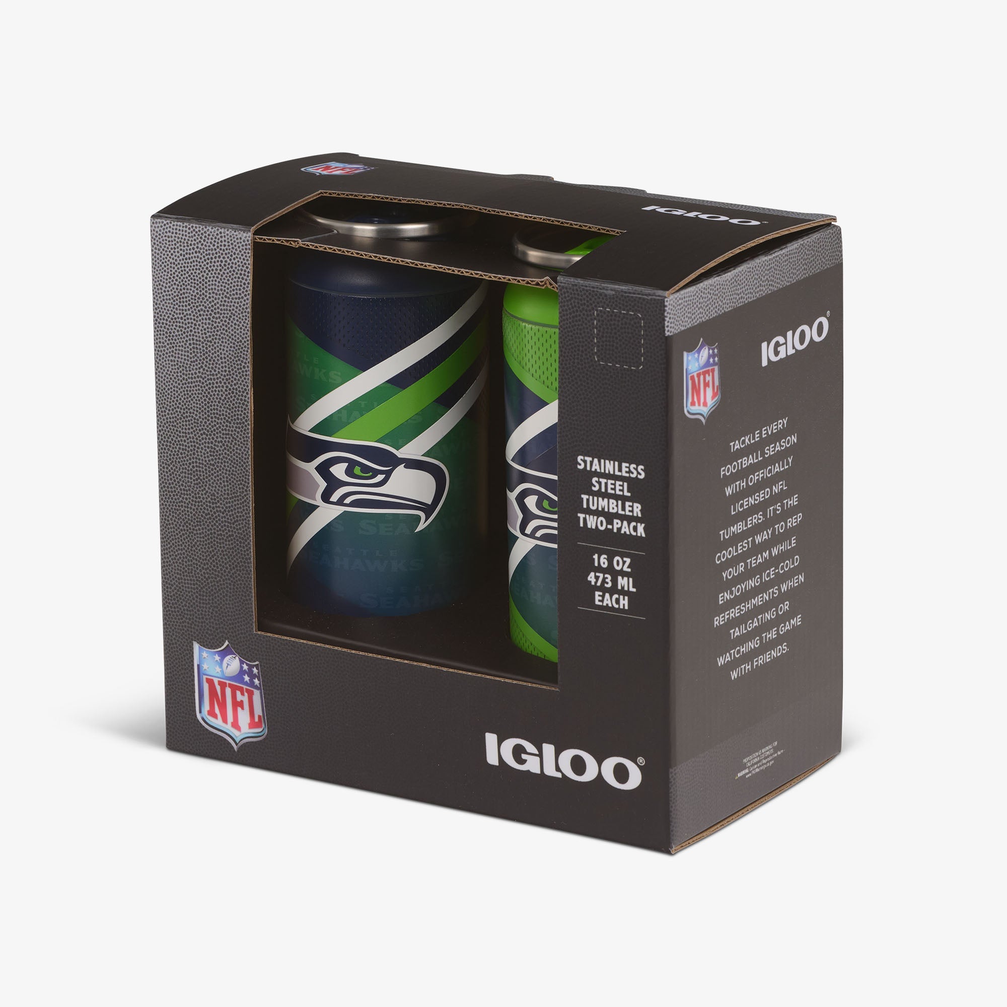 Seattle Seahawks Home & Away 16 Oz Can 2-Pack