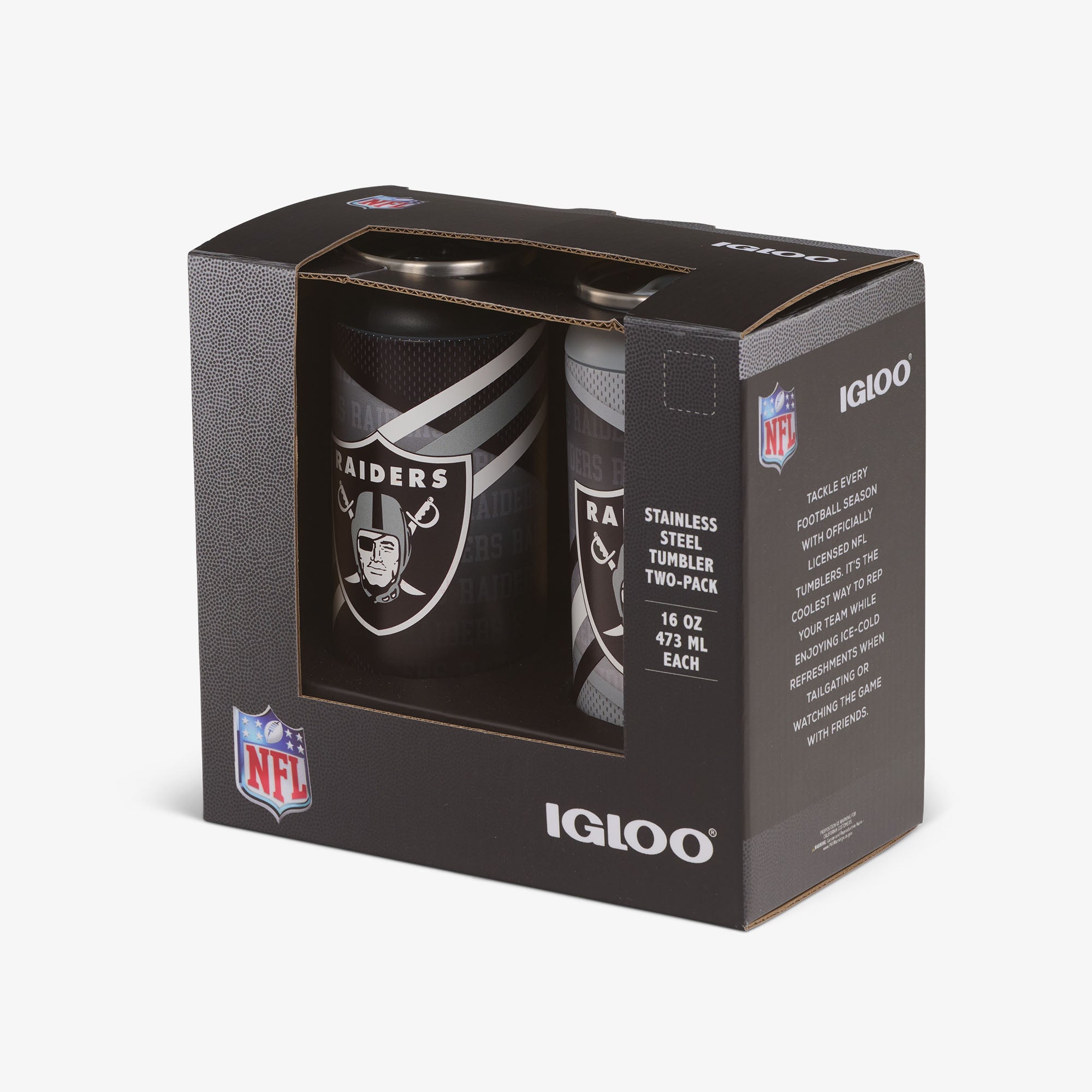 Las Vegas Raiders Home & Away 16 Oz Can 2-Pack