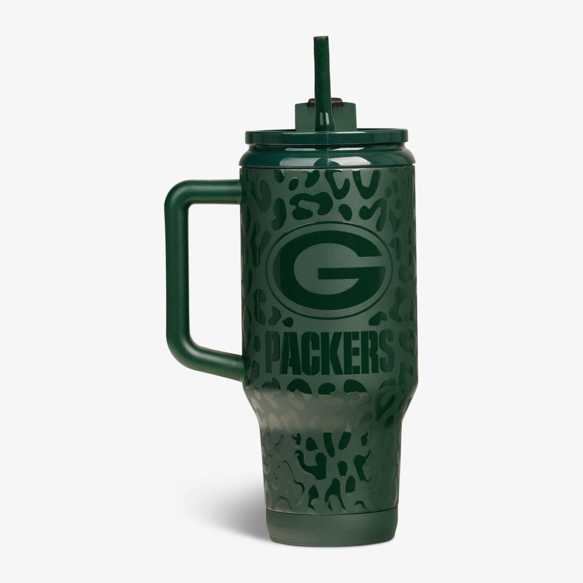 NFL 32 Oz Leopard Flip 'n' Sip Travel Mug