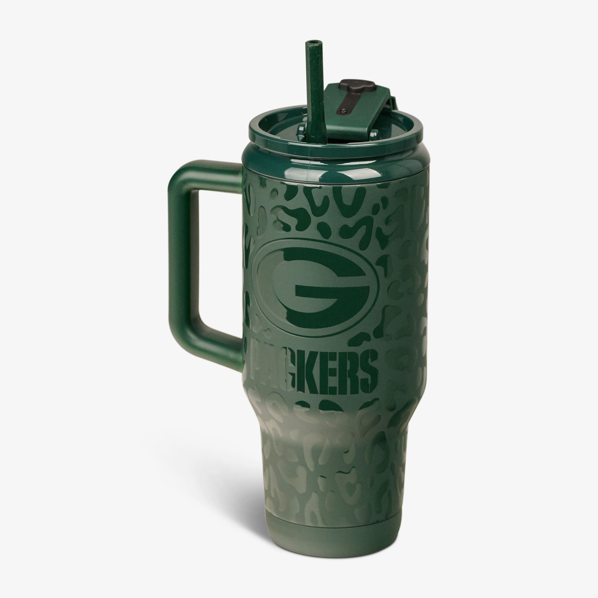 NFL 32 Oz Leopard Flip 'n' Sip Travel Mug