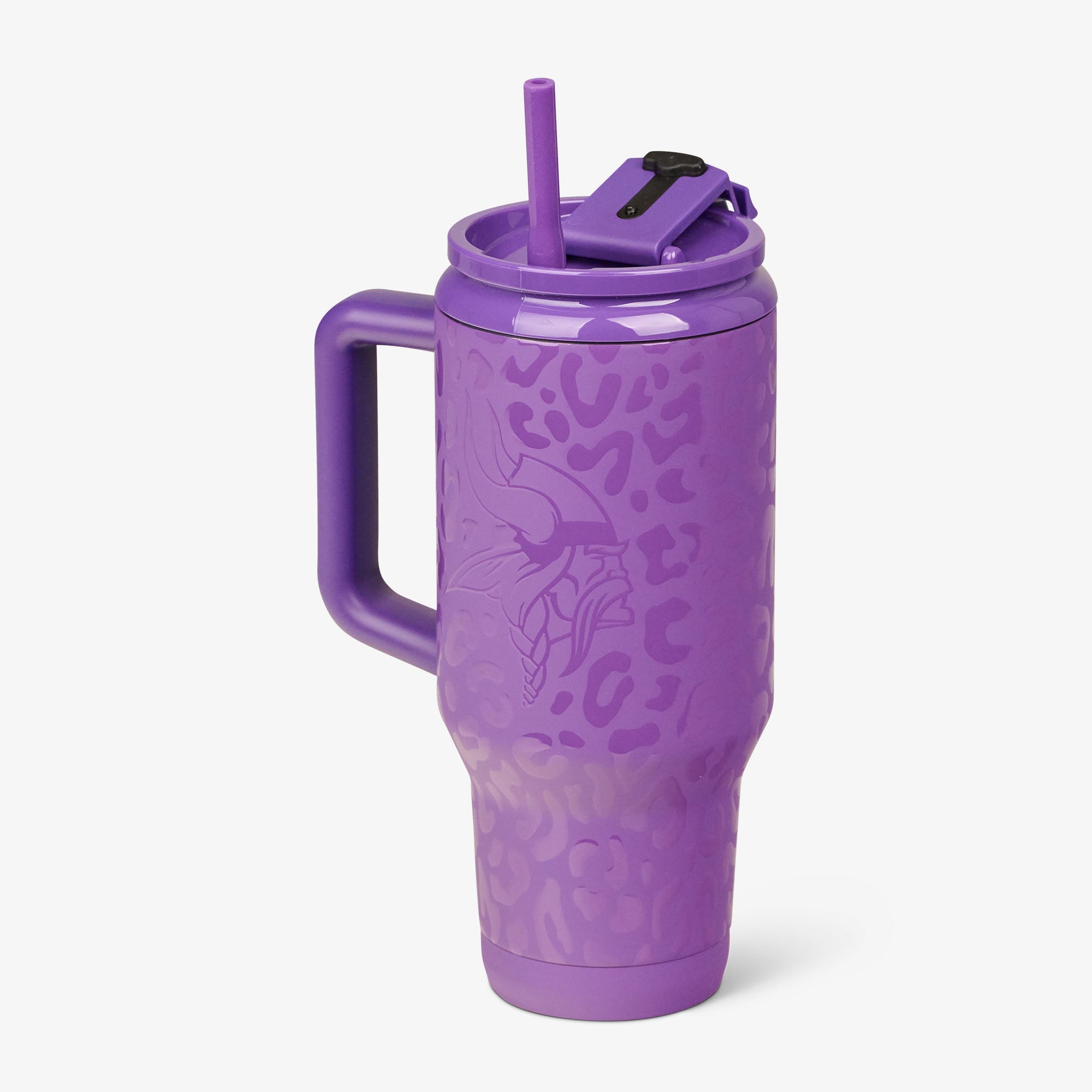 NFL 32 Oz Leopard Flip 'n' Sip Travel Mug