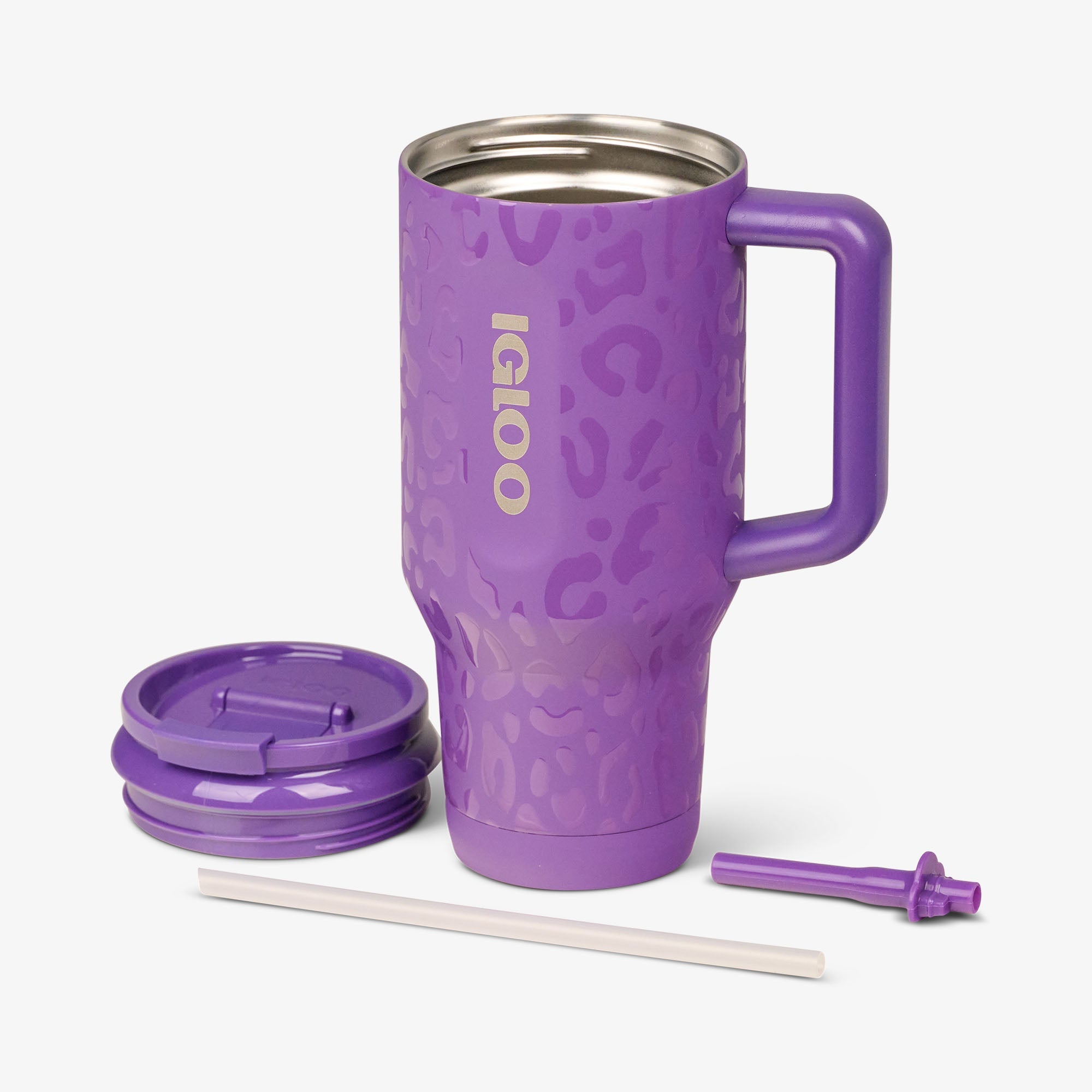 NFL 32 Oz Leopard Flip 'n' Sip Travel Mug