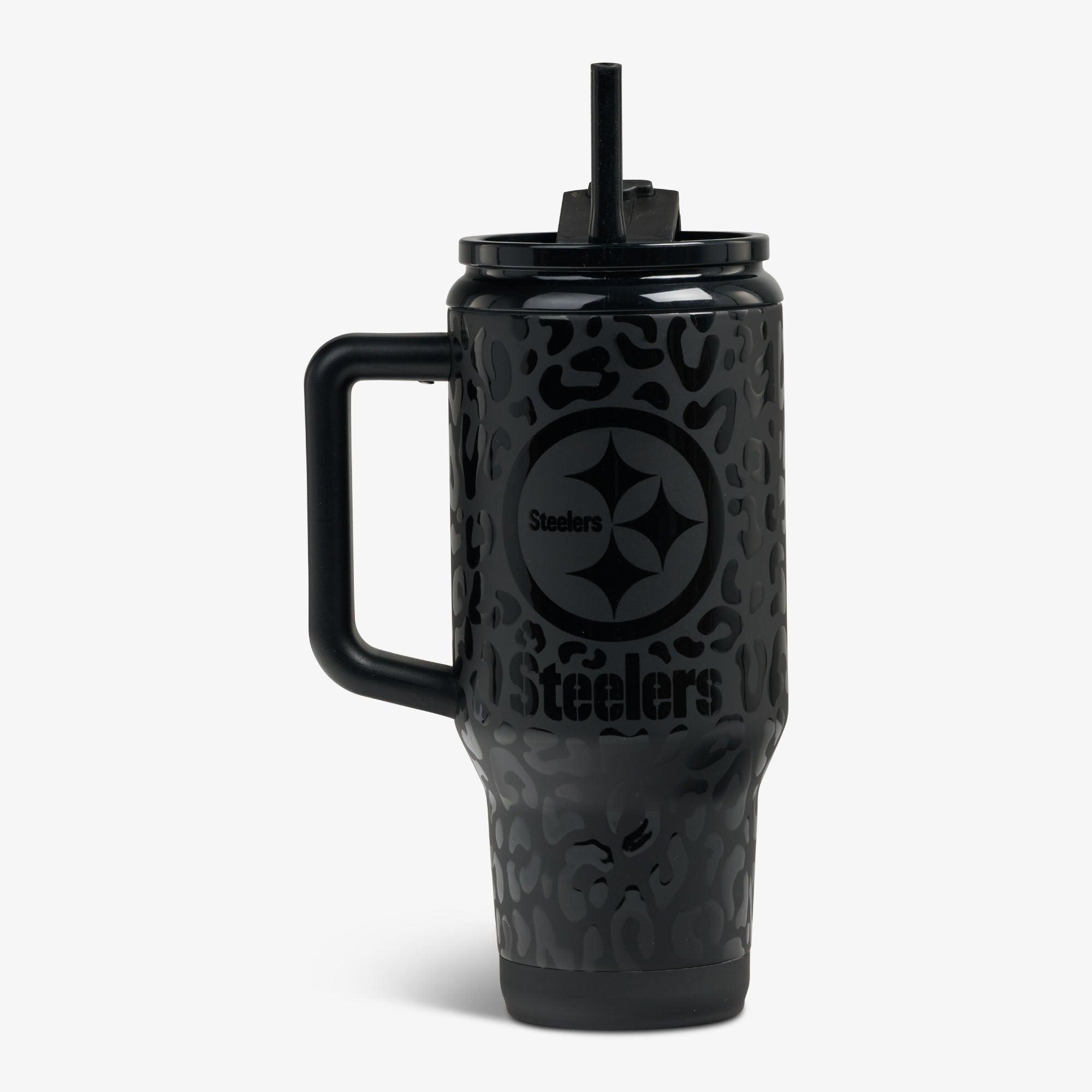 NFL 32 Oz Leopard Flip 'n' Sip Travel Mug