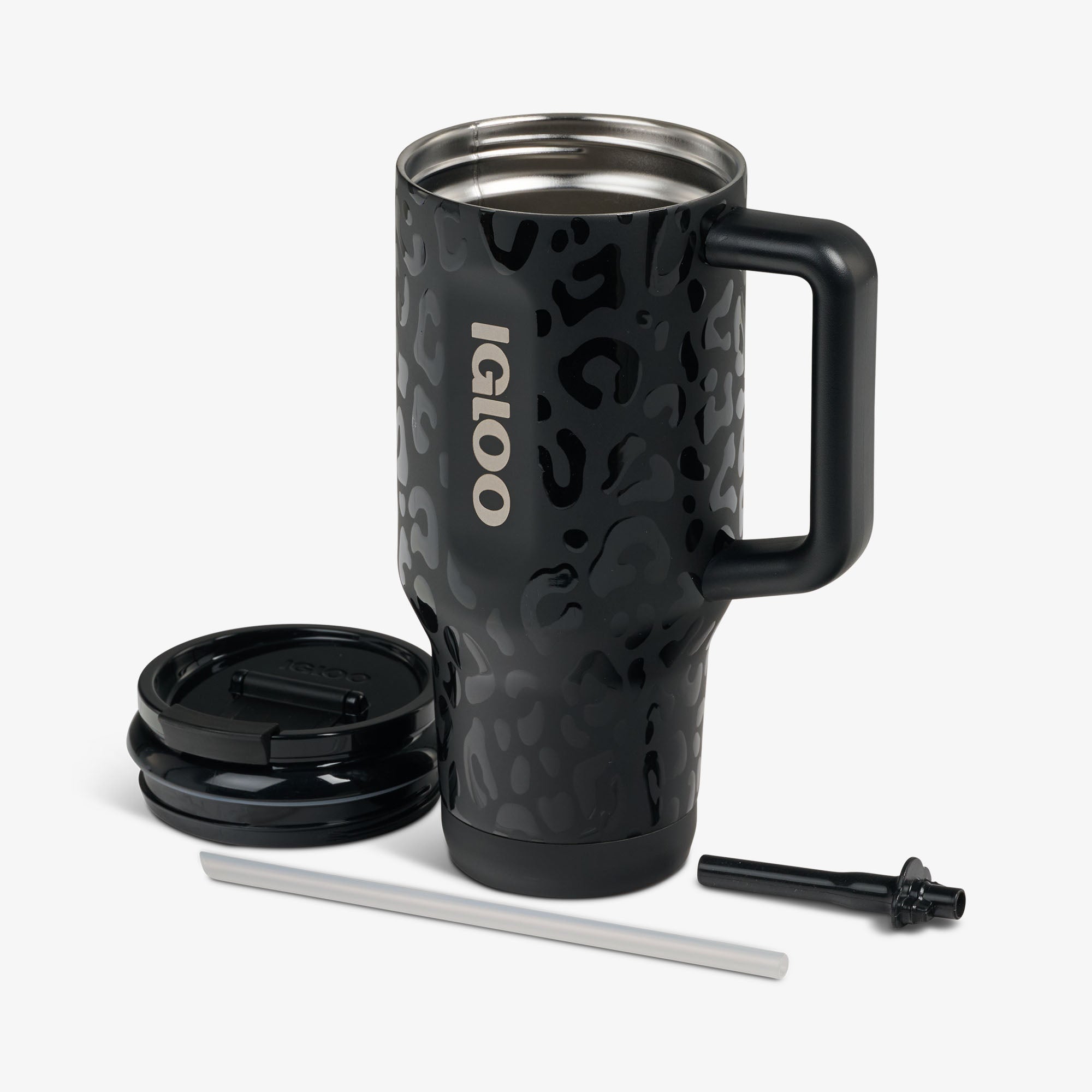 NFL 32 Oz Leopard Flip 'n' Sip Travel Mug