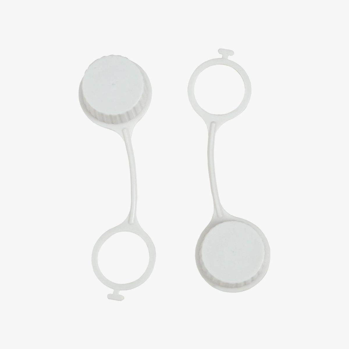 Threaded Drain Plug Caps With Plastic Tether